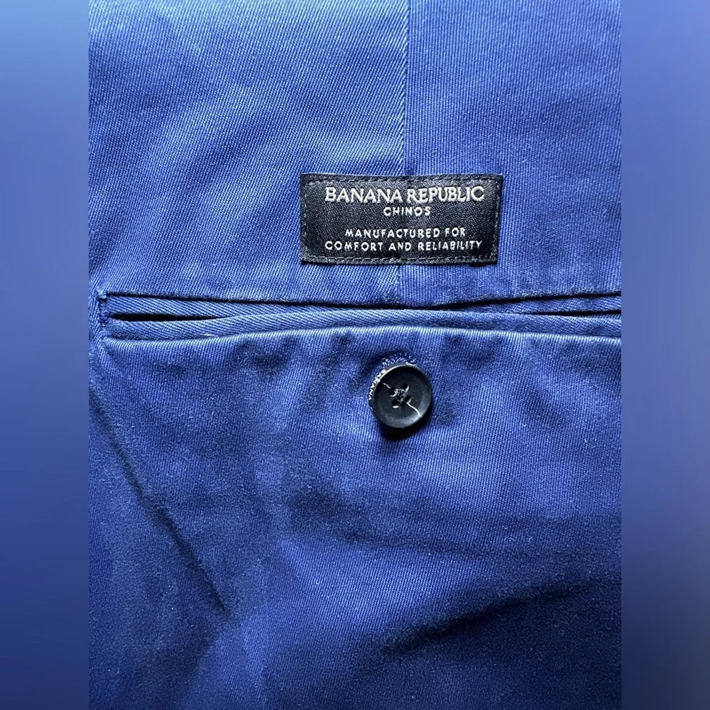 Banana Republic ‘Aiden Chino’ in ‘Magical Blue’ Size 31x30 - Picture 15 of 17